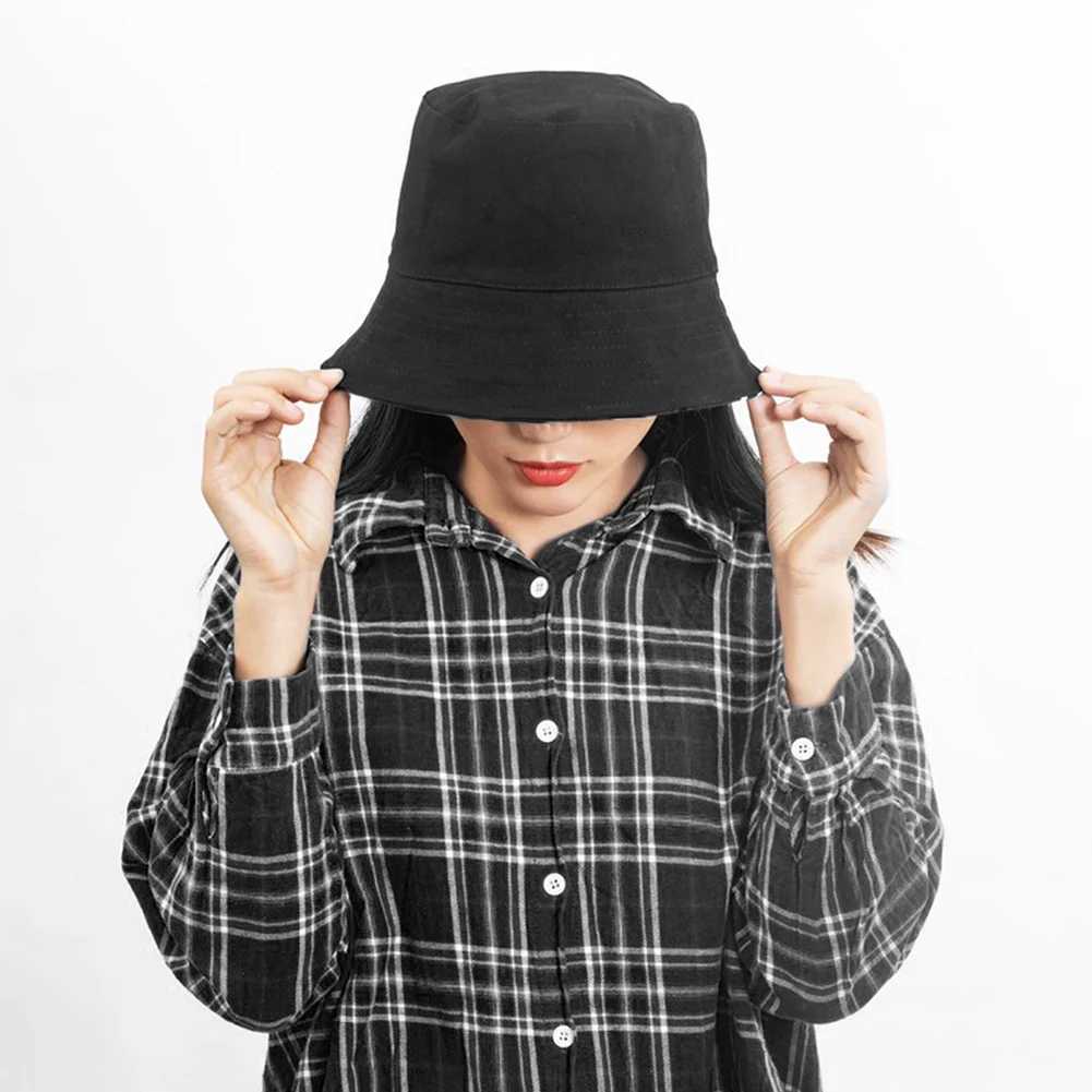 Fishermans Hat Foldable Summer Breathable Sun Protection Hat Travel Beach Fishing Hat Outdoor Bucket Cap Women Men Multicolor W250217