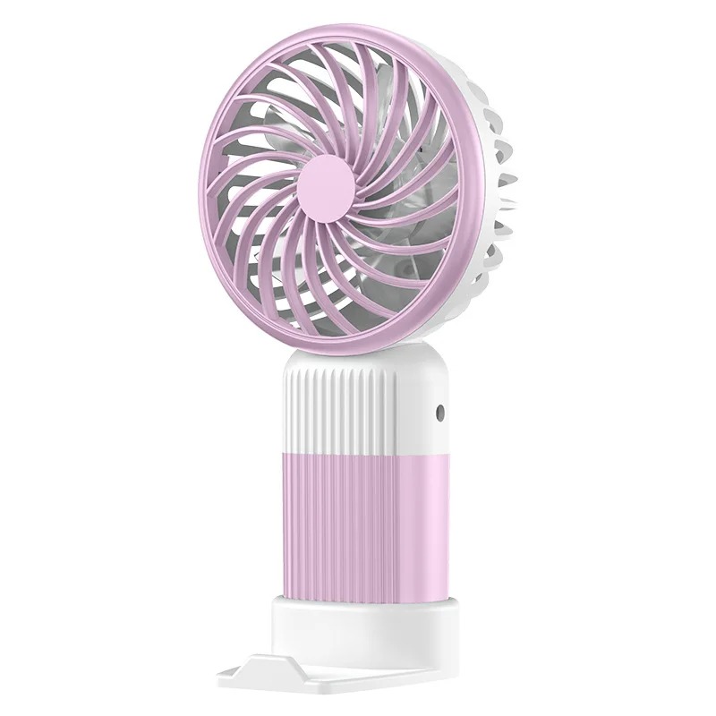 USB Mini Portable Electric Cooling Fan Handheld Stand Home Office Car Easy English Operating