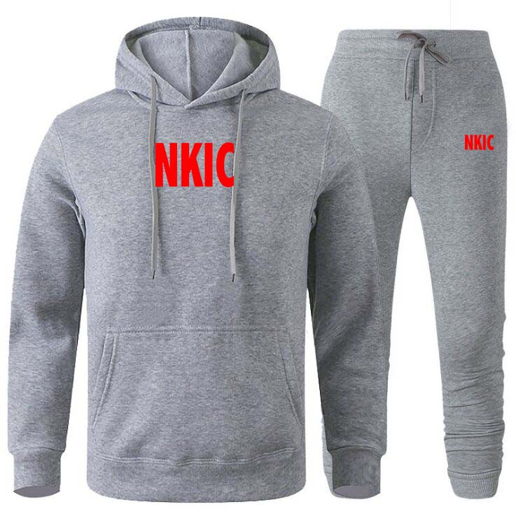 Spring Autumn Men Brand Tracksuits Sets Long Sleeve Hoodie Jogging Trousers 2 Piece Fitness Running Suits Sportswear Casual Clothing S-3XL