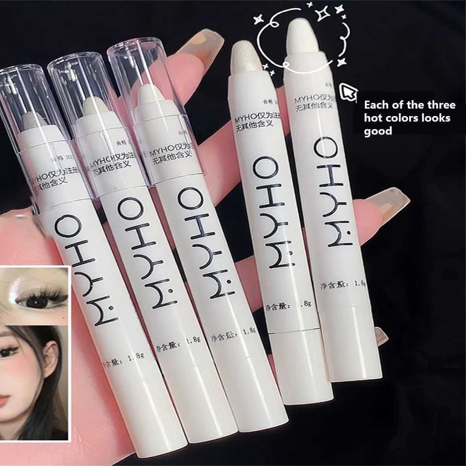 High-gloss Pen Eyeliner Pencil Lying Silkworm Highlighter Pen Eyes Corner Brightening Pearl Glitter Eyeshadow Stick Eye MakeupXJ250217