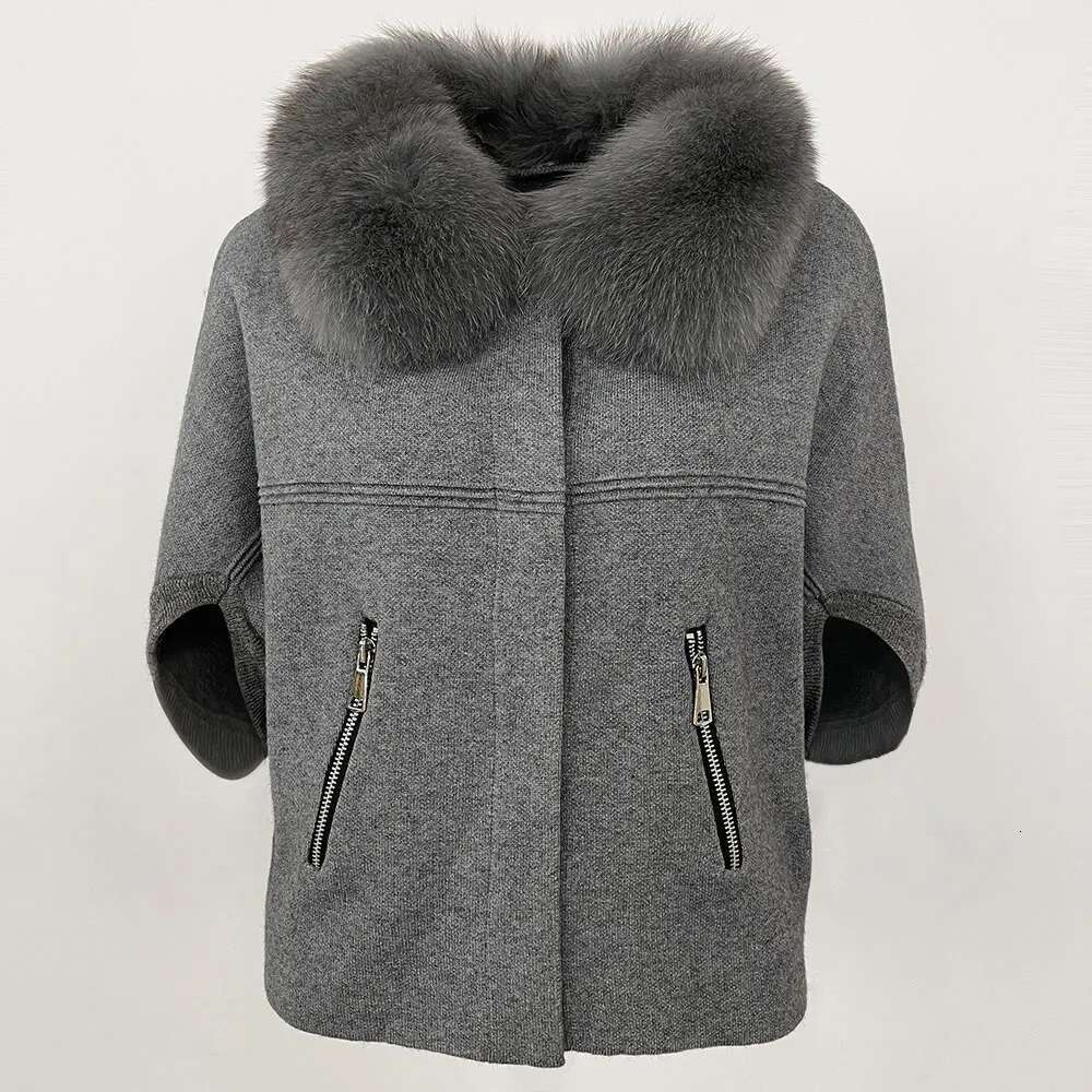 Clothes for Women Autumn 2024 European Fashion Knitted Sweater Real Coat Natural Fox Fur Jacket Spring Cardigan Outerwear