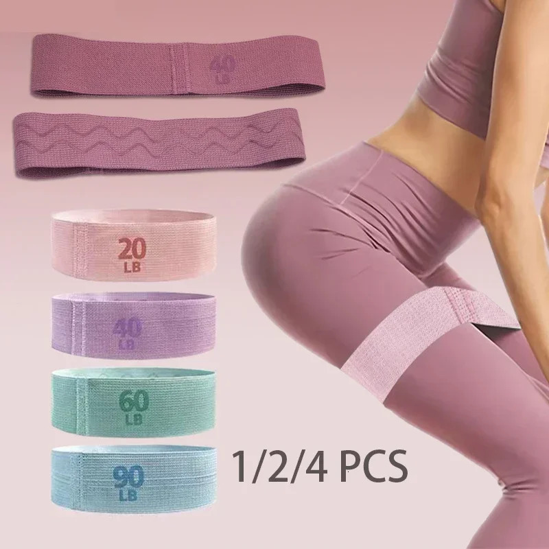 Elastic Bands Fitness Butt Training Tape Gym Resistance Workout Equipment Strength Yoga Band 250213