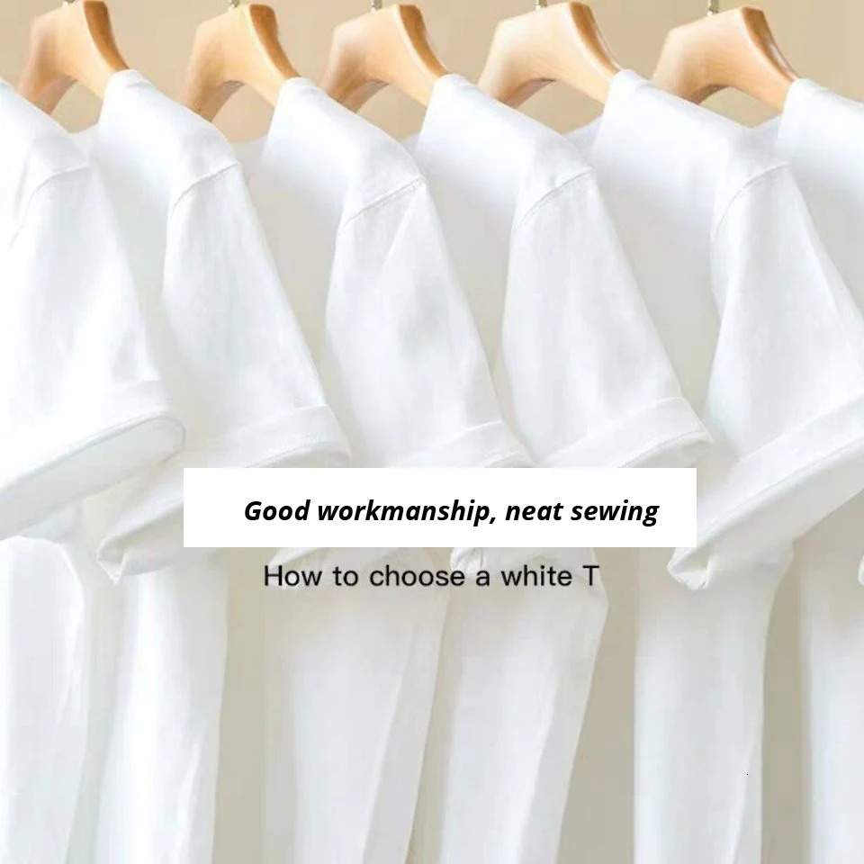 Summer Casual 100% Cotton Regular-Fit Women Crew Neck Basic White T-Shirts 250217