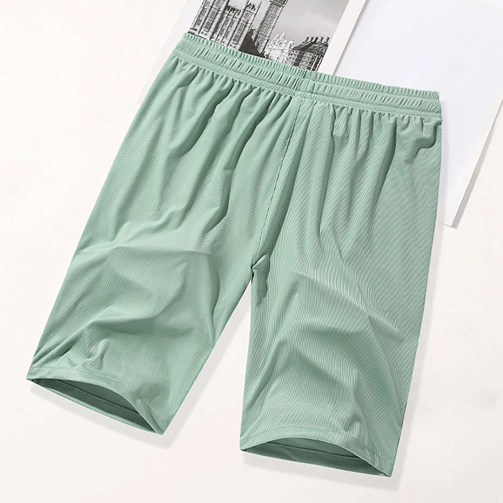 Design Personalized And Fashionable Shorts For Summer Solid Color Slim Fit Five Point Outdoor Sports And Leisure Shorts Bermudas Para Hombre