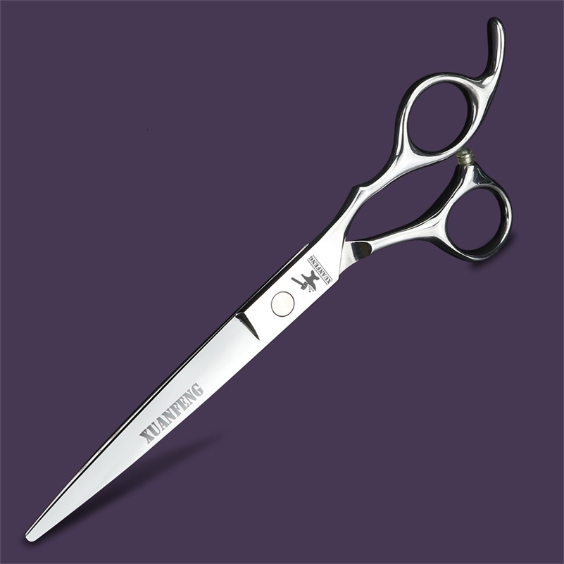 7 inch regular hair scissors Japan 440C steel barber cutting 250108