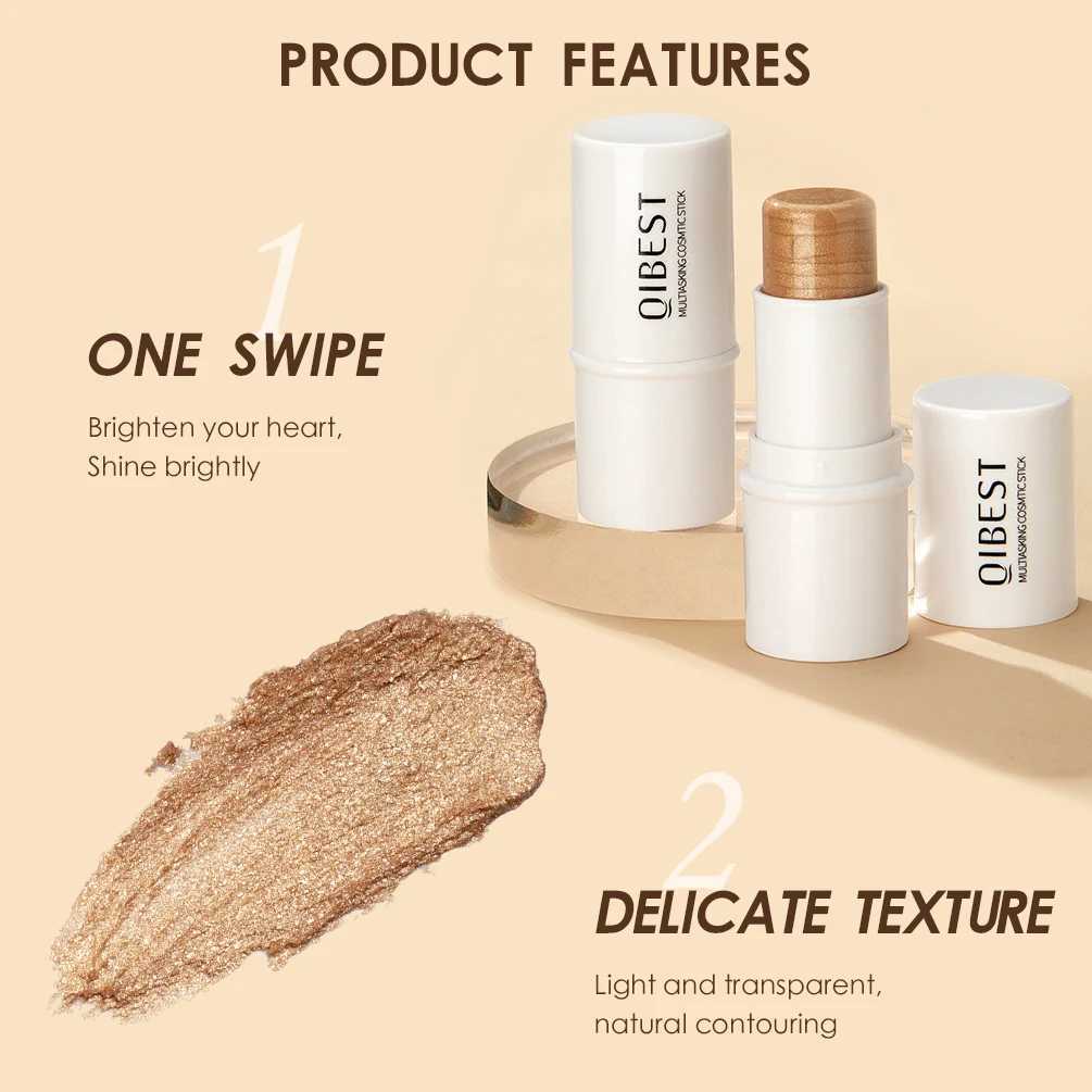QIBEST Multi Stick Set Creamy Pen Stick For Cheeks Lips Eyes And Contour Makeup Contour B Highlight Stick Lip Balm For WomenW250220