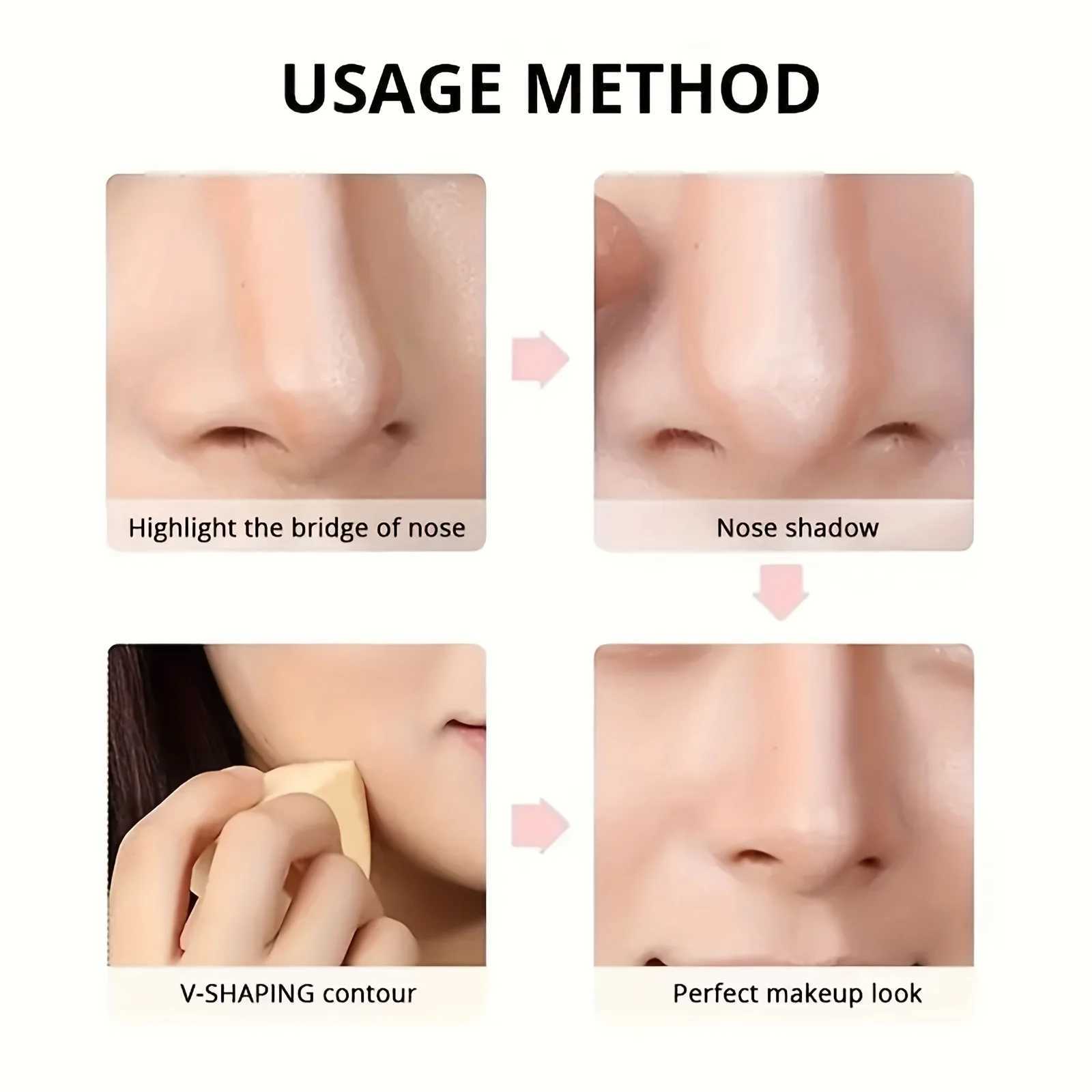 2-color double end eye concealer stick color corrector contour highlighter facial shadow and brownze makeup stickW250217