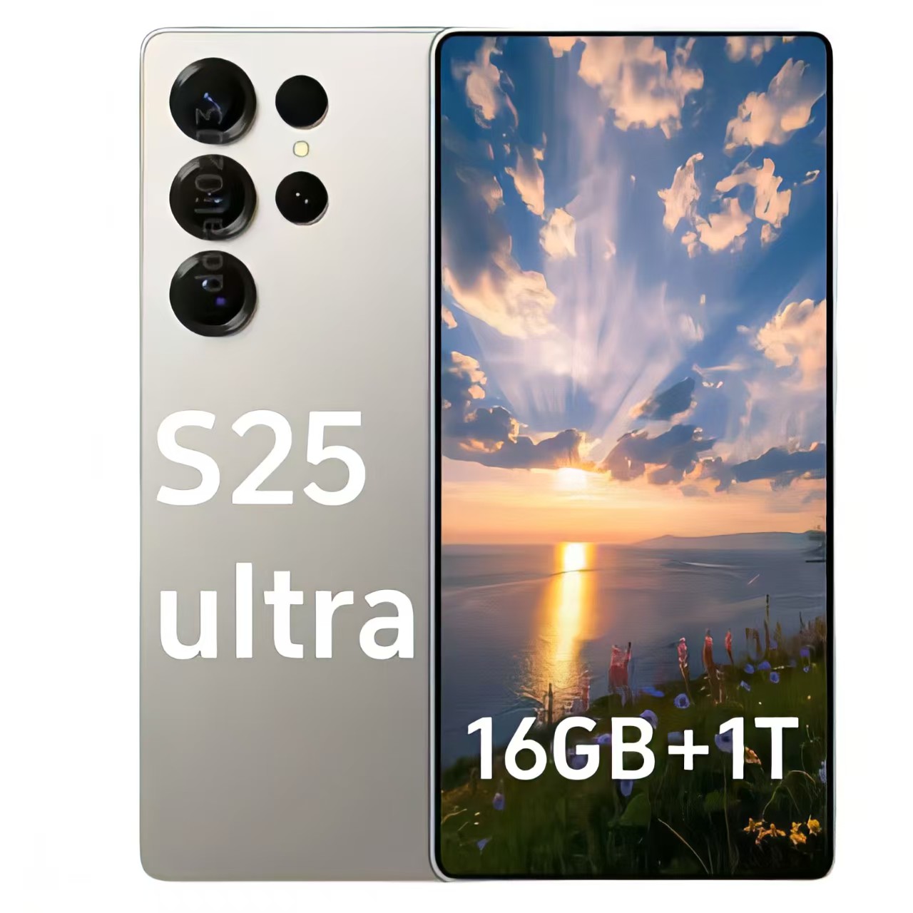 6.8inch S25 Ultra S24 Ultra 5G Smartphone High Quality 16GB+1T cell Phones unlock Full Screen Fingerprint Face ID 20MP Camera GPS S25 mobile phone cellphone