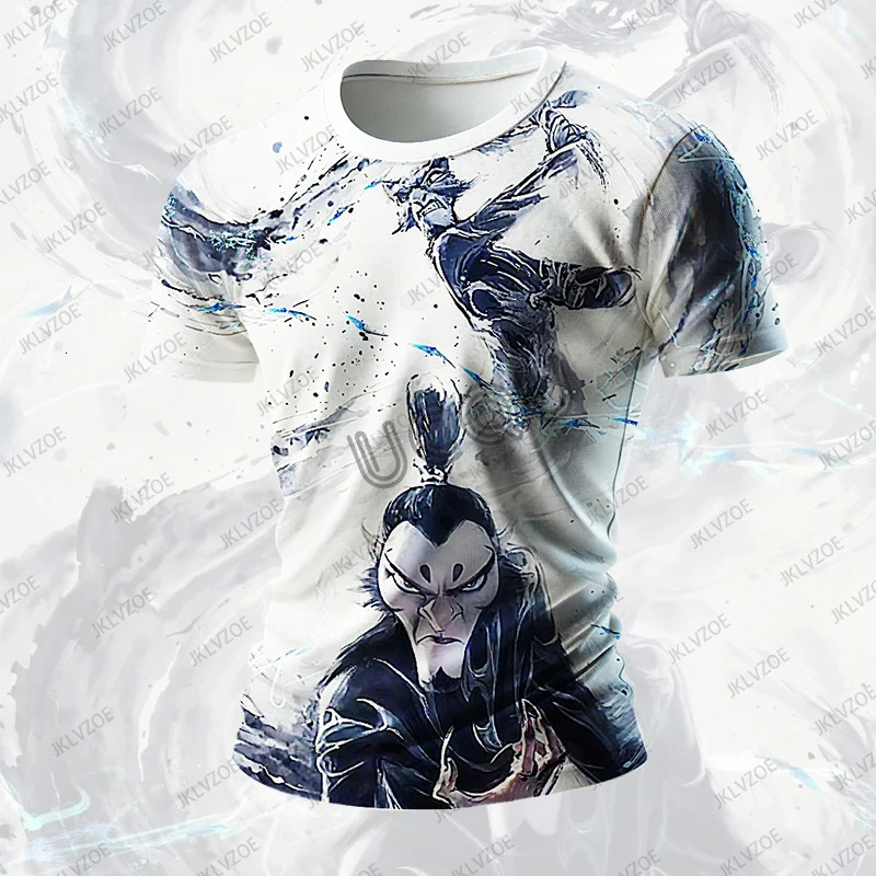 Arriavl 3D Print Nezha 2 The Demon Children Make Waves in the Sea T-shirt For Women Short Sleeve Tees Casual Men Tops 250217