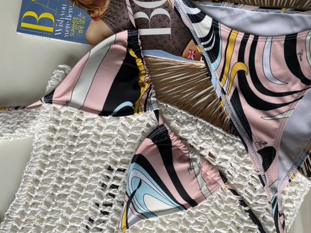 8 pieces women swimwear fashion colorful summer beach swimsuit sexy bodysuit size SXL 250213