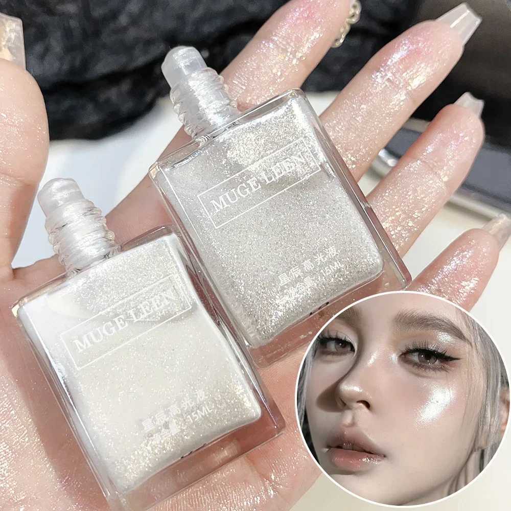 Mini Liquid Highlight High Gloss Glitter Moisturizing Non-sticky Brightening Facial Body Highlighter Illuminator Makeup CosmeticXJ250217