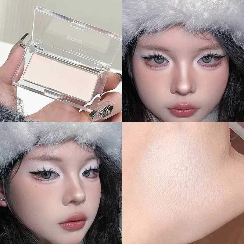 Matte White Face Highlighter Palette Light Beige Natural Brighten Contouring Makeup Monochrome Eyeshadow Palette MultifunctionalXJ250217