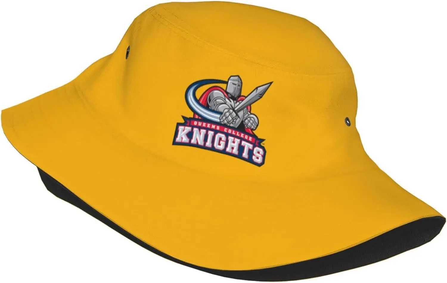 CUNY Queens College Bucket Hats Fashion Sun Cap Packable Outdoor Fisherman Hat for Women and Men Black W250217