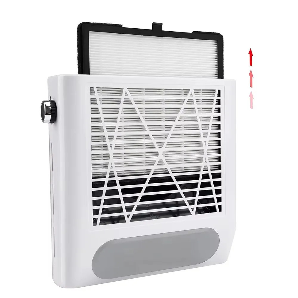 220V EU Plug Nail Dust Collector Manicure Machine Tools Nail Vacuum Cleaner With Remove Filter Nail ctor Fan Nail Art Tool 250214