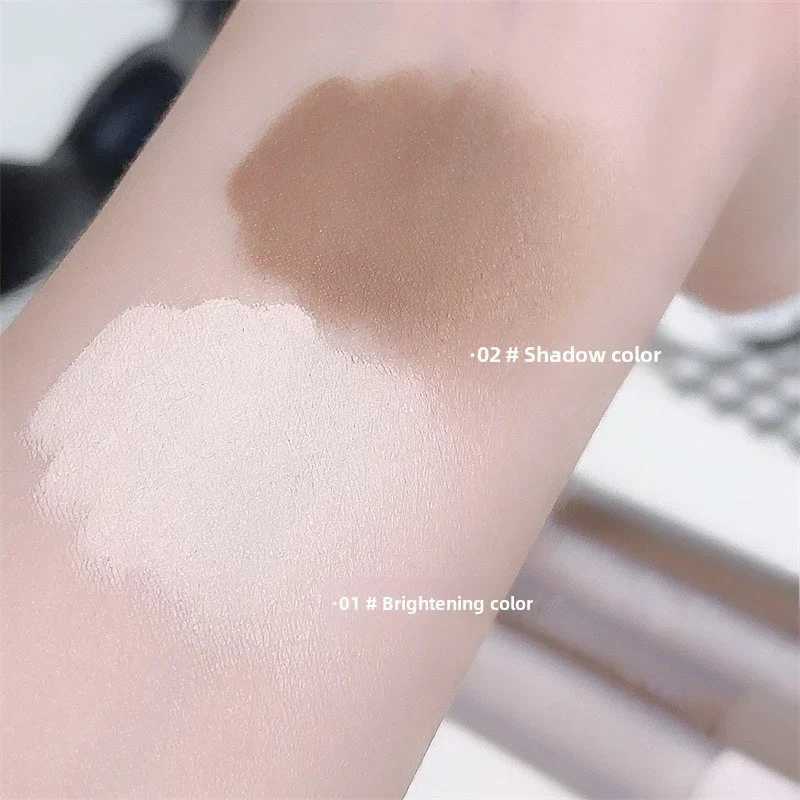 Brown Bronzer Contouring Stick Waterproof Liquid Texture Highlighters Shadow Contouring Pencil Face Brightening Cosmetics MakeupW250217