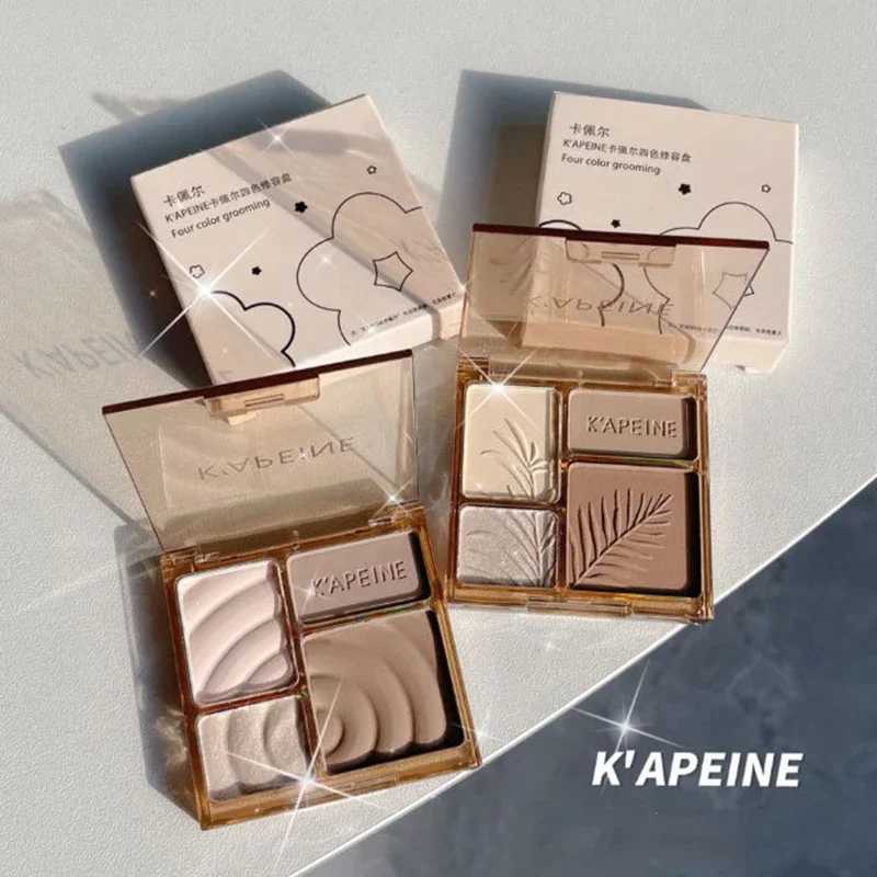 Brown Highlighter Contour Repair Palette Waterproof Long-lasting Matte Contour Powder Makeup Blush Highgloss CosmeticsXJ250217