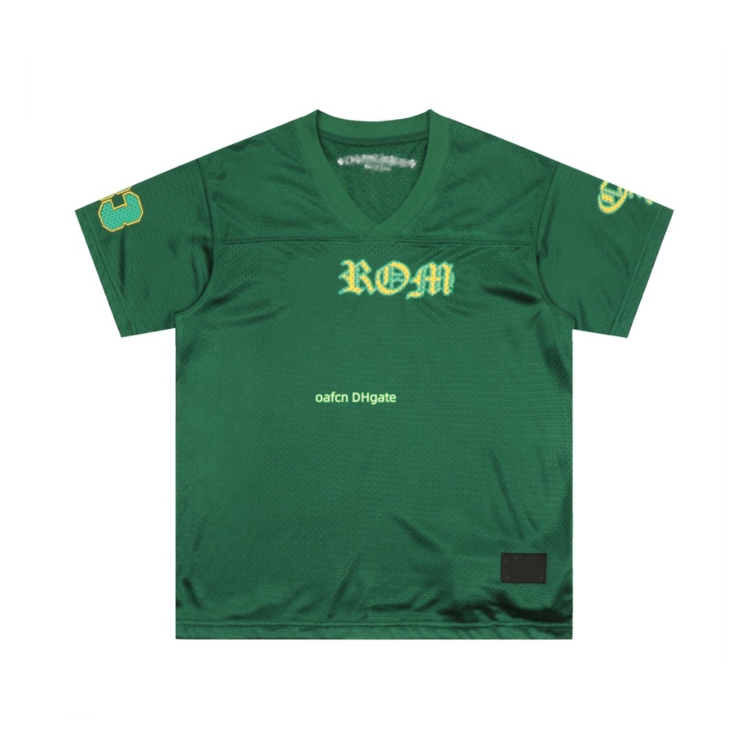 25SS Summer designer T-shirt set classic mens shorts casual pants pullover top cotton T-shirt sports shirt double-sided mesh heavy spray ice hockey suit 7075