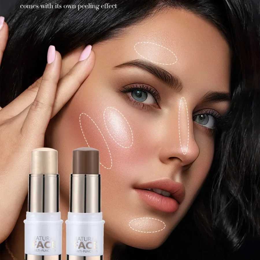 Highlighter Stick Brightening Skin Tone Contouring Natural Stereo Concealer B Multi-Purpose StickW250217