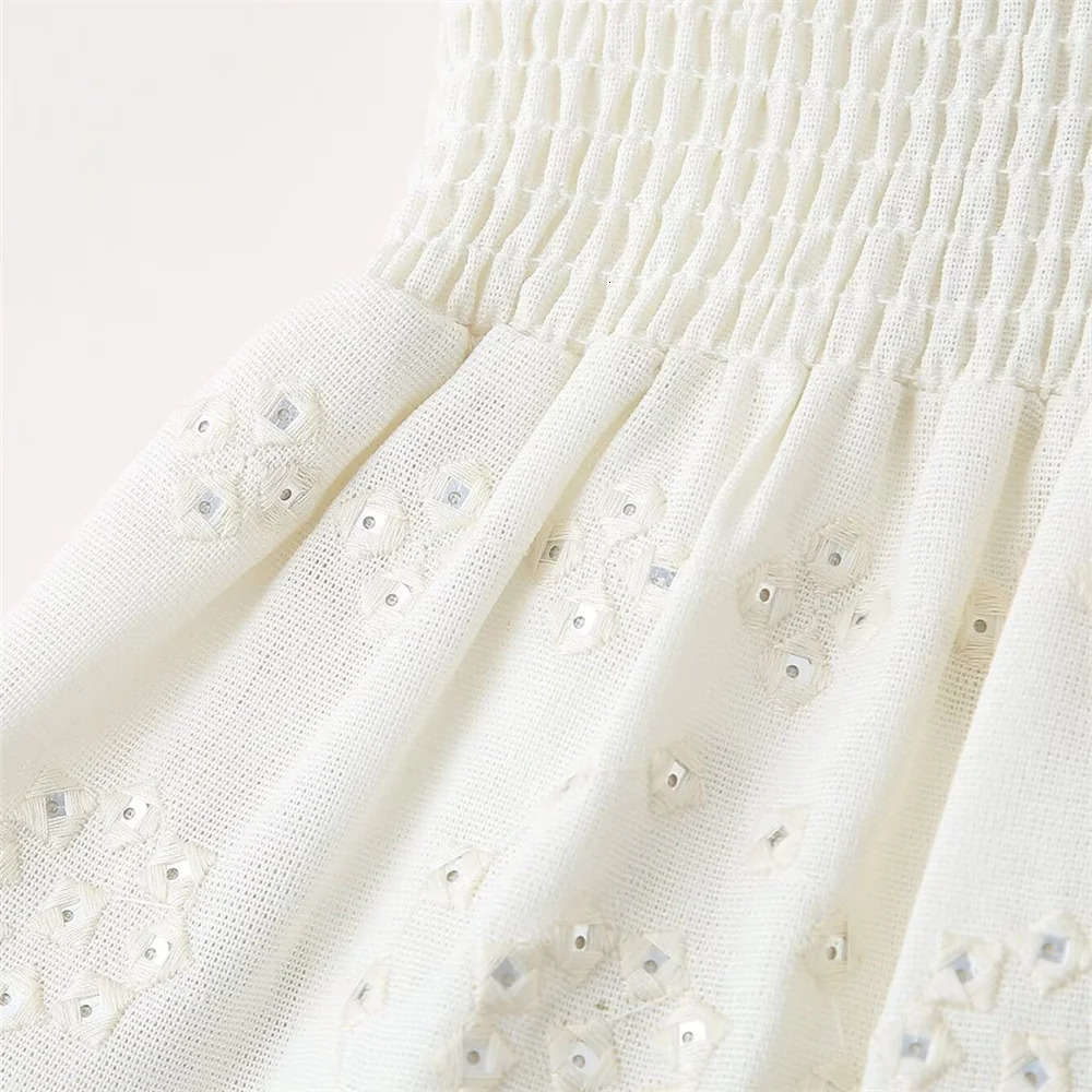 ZAR4 Summer Womens European and American Style Fashion niche sequin ed vest skirt set 250214