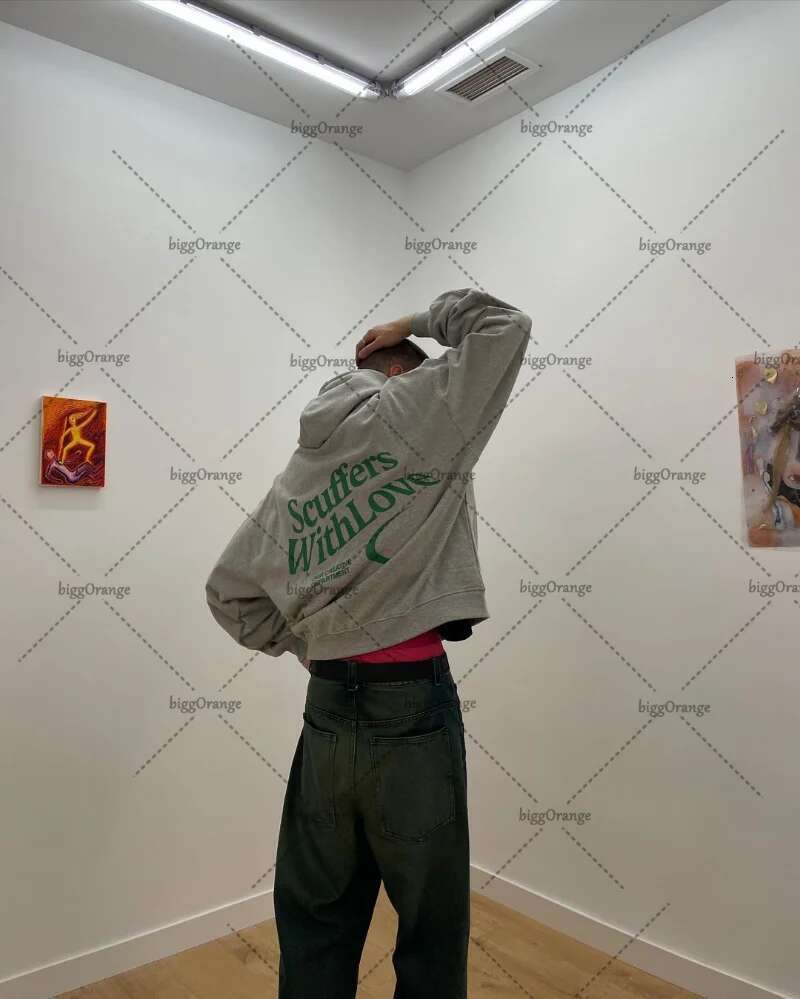 Fashion kawaii clothing letters oversized pullover women's Y2K street hip-hop Haruku loose all-match sweater men's