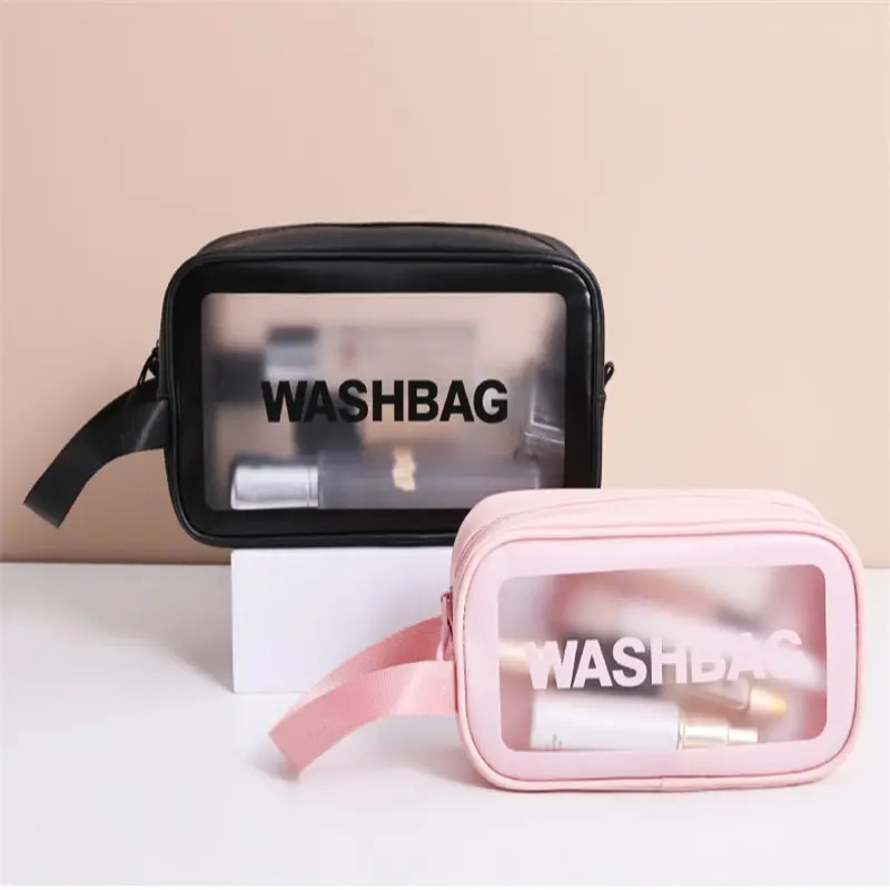 Portable travel washing bag womens transparent waterproof makeup storage large capacity cosmetics organizer beauty 250213