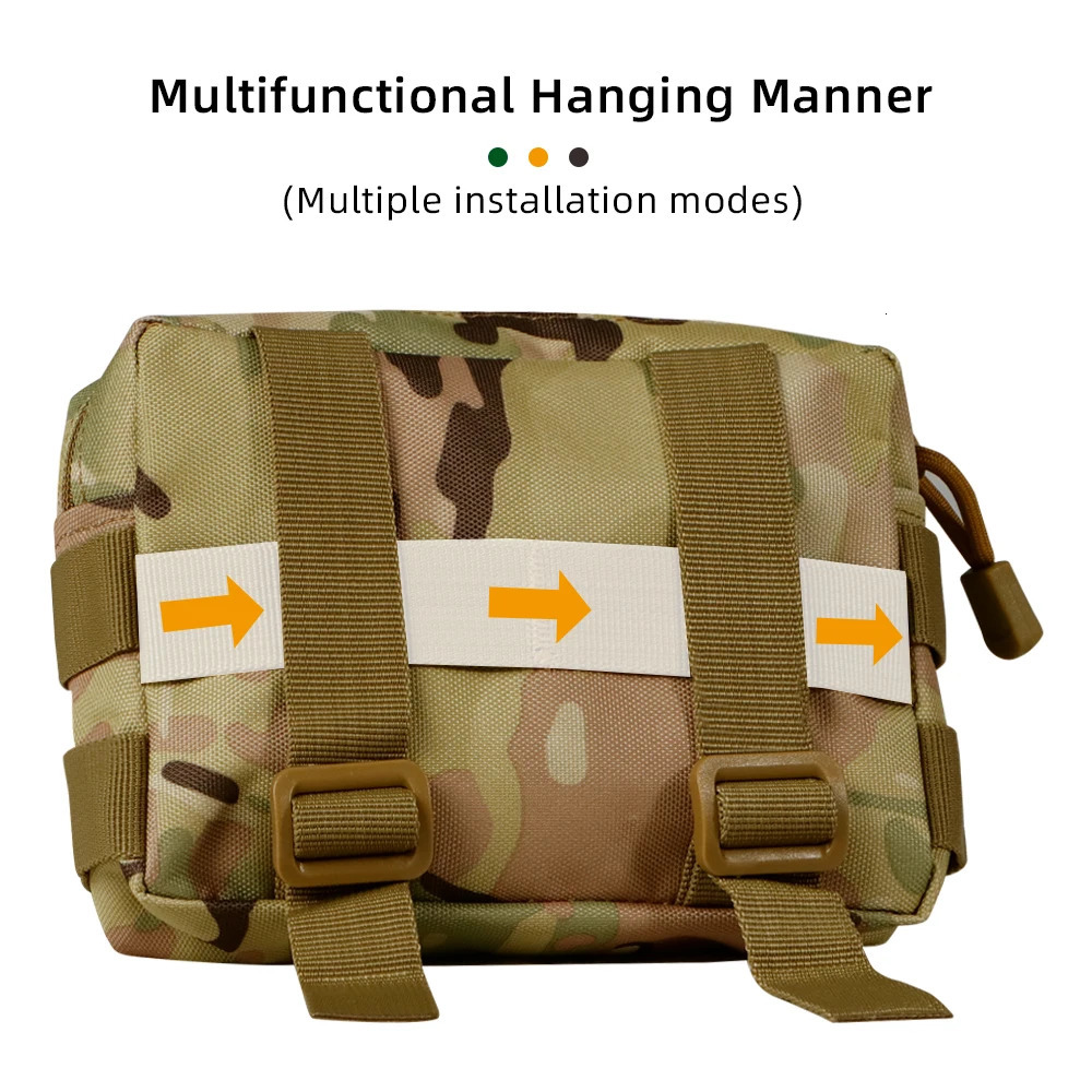 BOOIU Molle Pouches Tactical Admin Pouch Compact EDC Utility Gadget Gear Carry Accessory Belt Hanging Waist Bag 250118