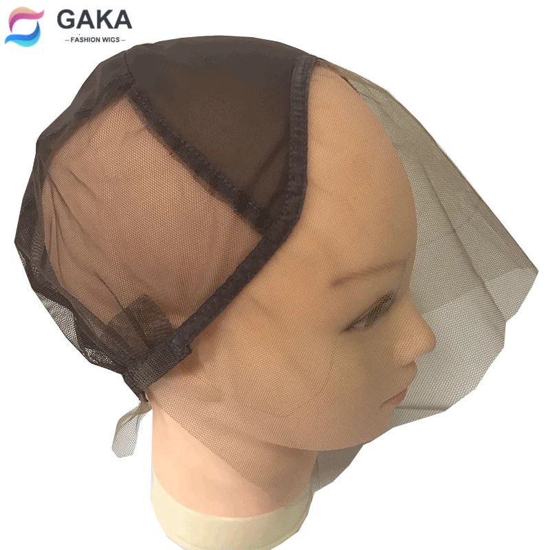GAKA Full Lace Hairnets for Making Wigs Wig Cap Base for Weaving Wig Full Hand Made Knotting Wig foundation 250214