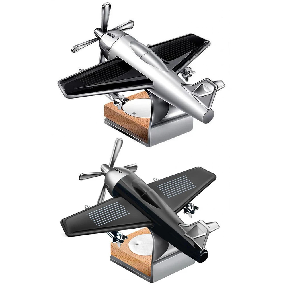 Car interior accessories solar airplane model center console decoration air freshener 250214