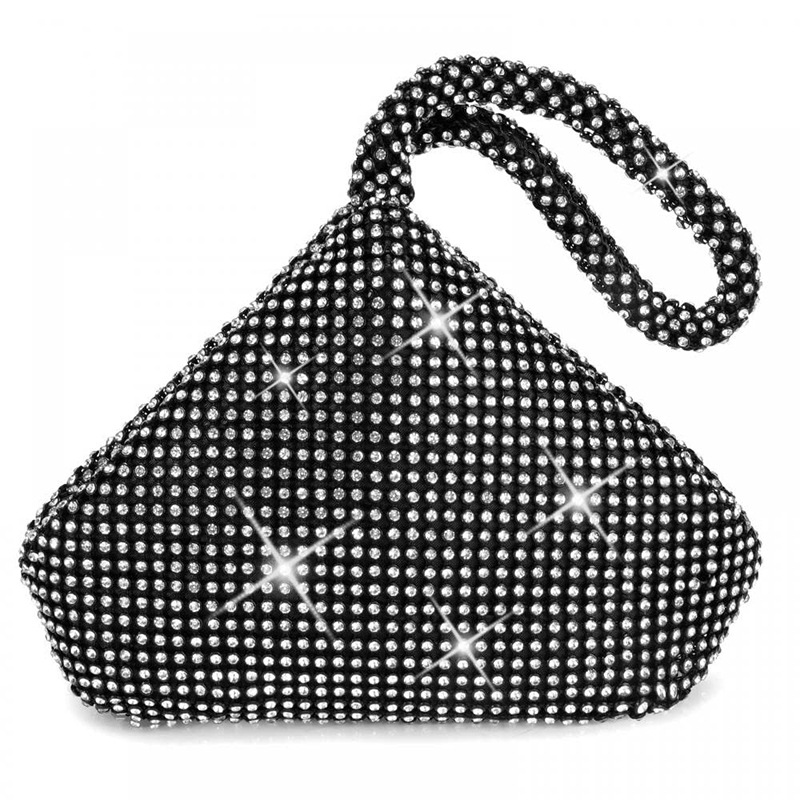 Chic Women's Diamond Evening Handbag Ideal for Glamorous Weddings and Celebrations