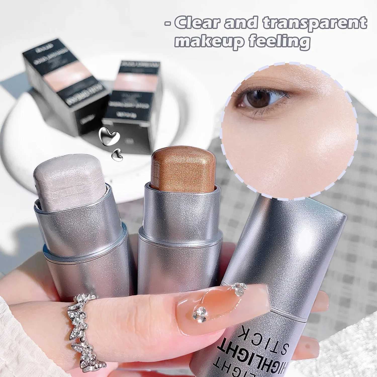 Gilt Highlight Shadow Stick Makeup Flash Contour Glitter Bronze Shadow Natural Steric Facial IlluminatorW250217