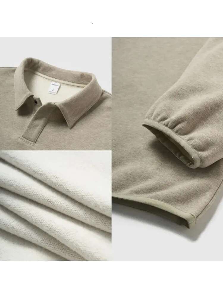 Premium Cozy Quarter Unisex 365 Gsm Veet Polo Collar Sweatshirts