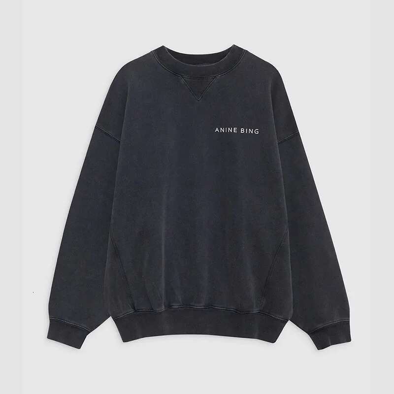 New Arrival North American AB Alphabet Snake Print Hoodie for Women Loose Hooded Sweatshirt in Black and Grey