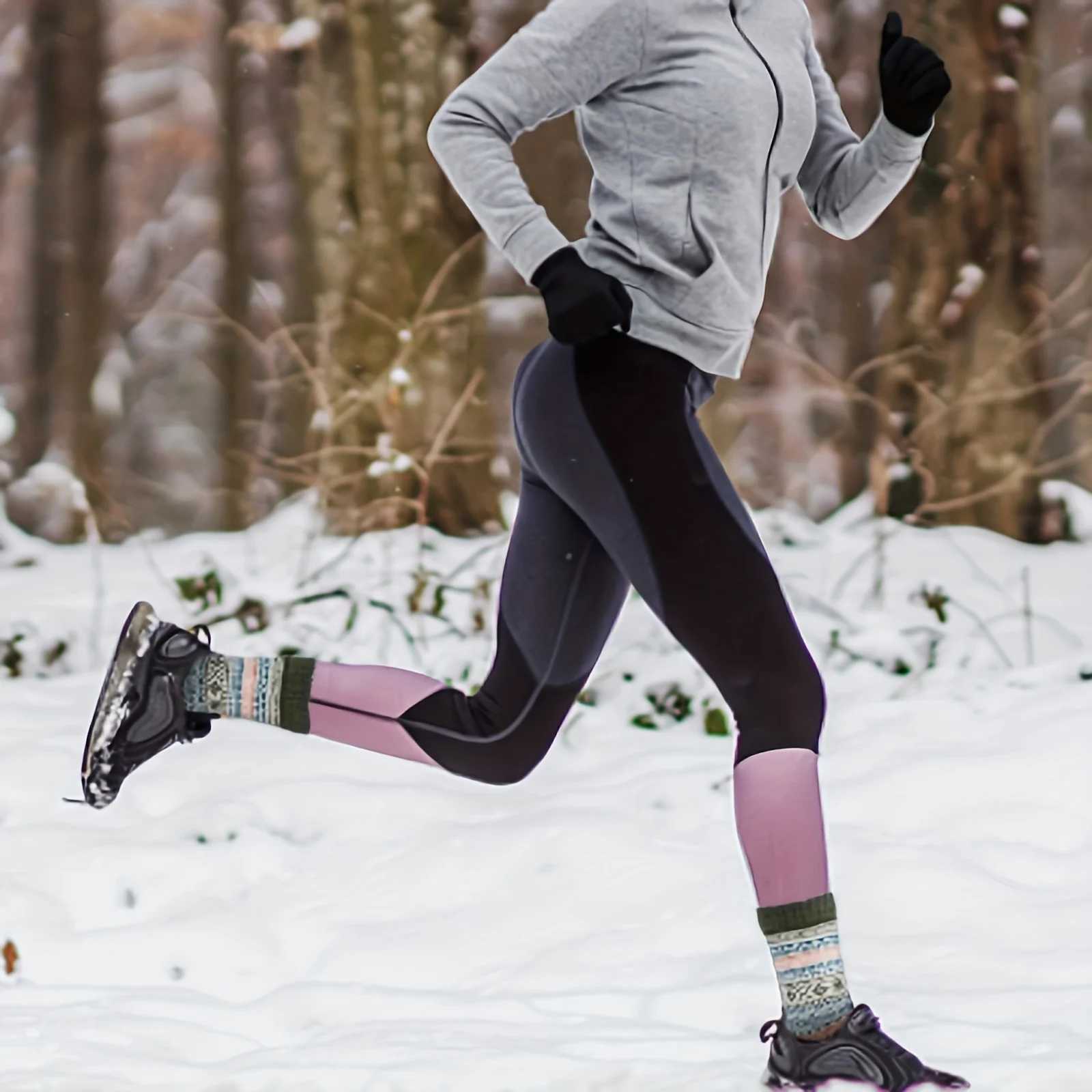 5 Pairs Men Winter Warm Thick Soft Mid-calf Socks Ultra-Comfortable High Quality Breathable Thickened Middle Womens Socks W250217