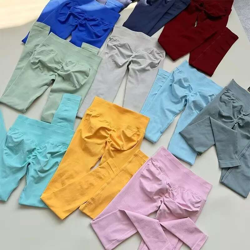 Peach Tight High Waist Yoga Hip Lifting Running Fiess Seamless Leggings Thick Sports Cycg Pants Quick Drying