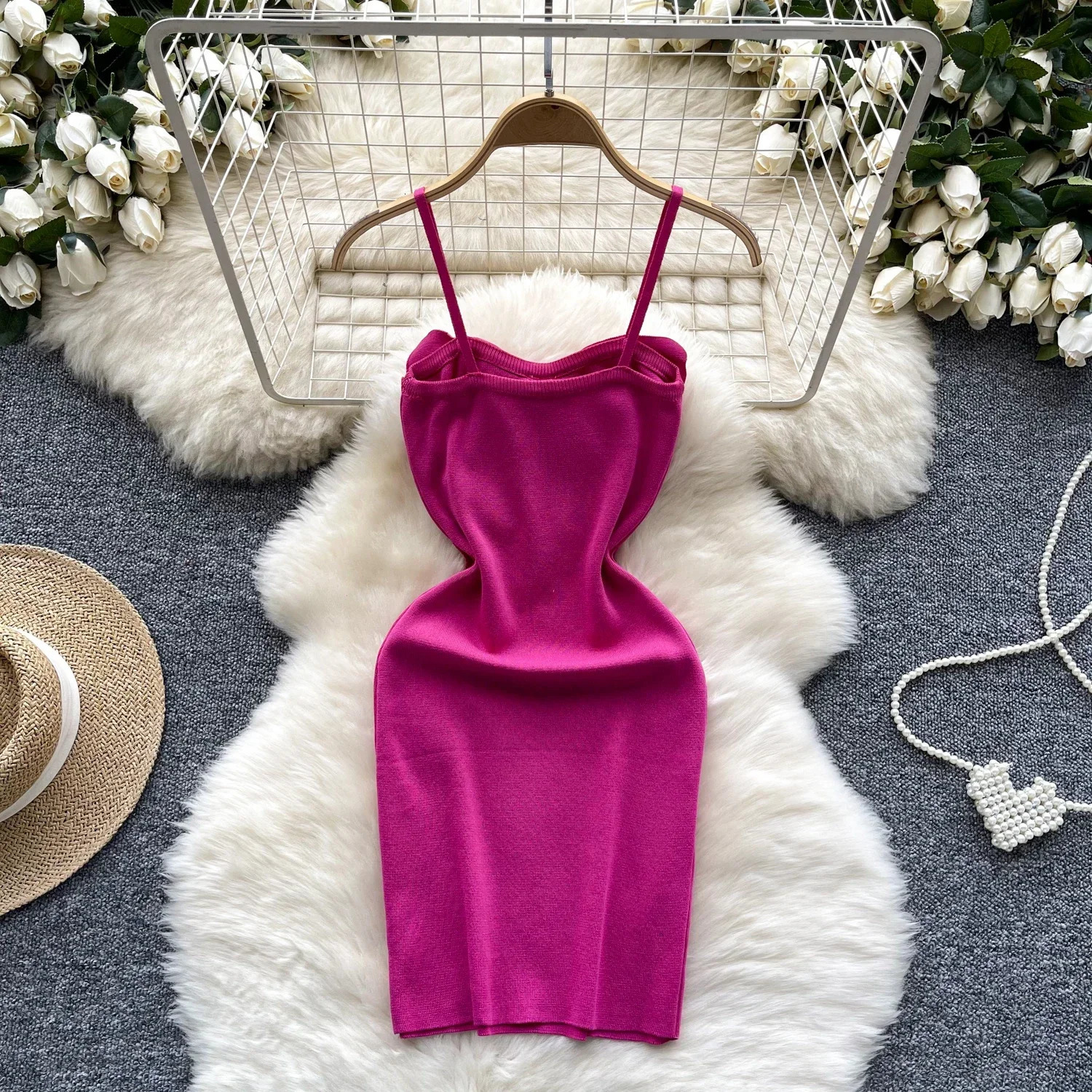 Sexy Backless Lace Solid Knitted Bow Summer Dress Women Black Mini Party Bodycon Sheath night Club Outfits 250214