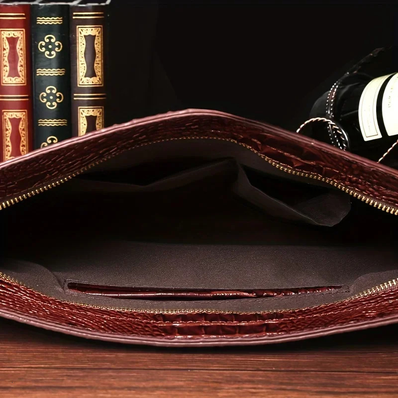 y Pattern Men/Women Clutch Bags er Business Bag iPad Handbags Pu Leather Envelope Bag Male Wallet 250210