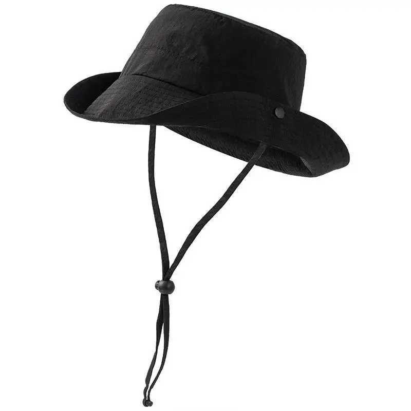 Wide Brim Bucket Hat for Women Men Summer Sun Protection Sun Hat Outdoor Fishing Hiking Bonnie Fisherman Hat W250217