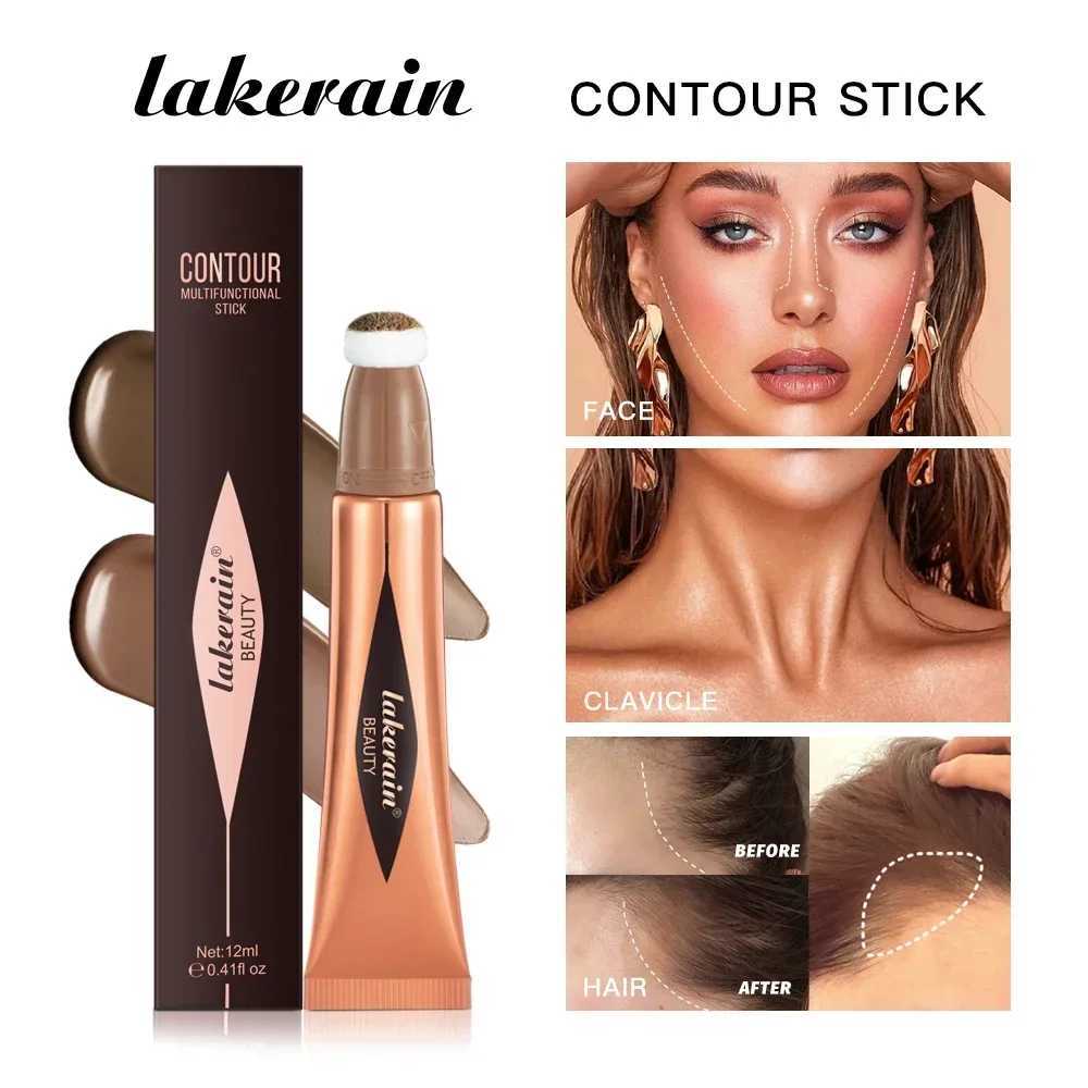Lakerain Highlighter Multi-purpose Makeup Pen B Contour Pen Sponge Tip Lescent Shining Brightening Beauty Stick CosmeticW250217