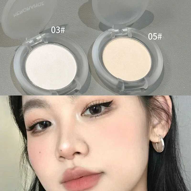 Monochrome Matte White Highlighter Palette Lasting Face Contouring Shadow Natural Brightening Eyes Lying Silkworm Korean Make UpXJ250217