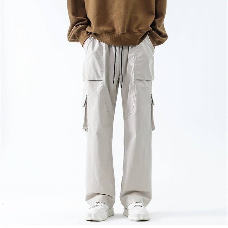 Streetwear Hip Hop Joggers Cargo Pants Men MultiPocket Elastic Waist Harem Trousers Male Harajuku Casual Woman Sweatpants w250113