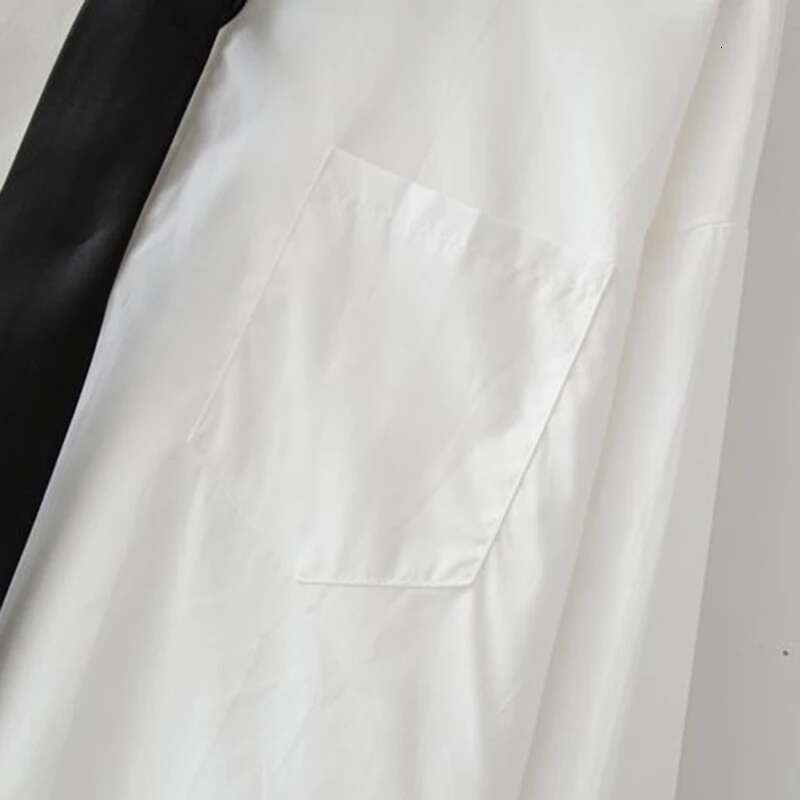 GIDYQ Women White Jk Long Sleeve Fall Student Shirts Casual Button Up Japan Black Tie Preppy Style Girls Tops New