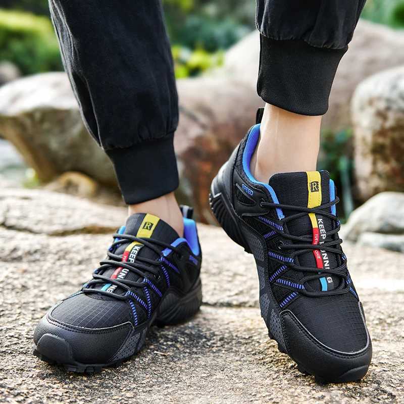 Waterproof Sports New Outdoor Hiking Training Shoes Men Lightweight Non-Slip Woodland Hot Hunting Work Shoesc250217