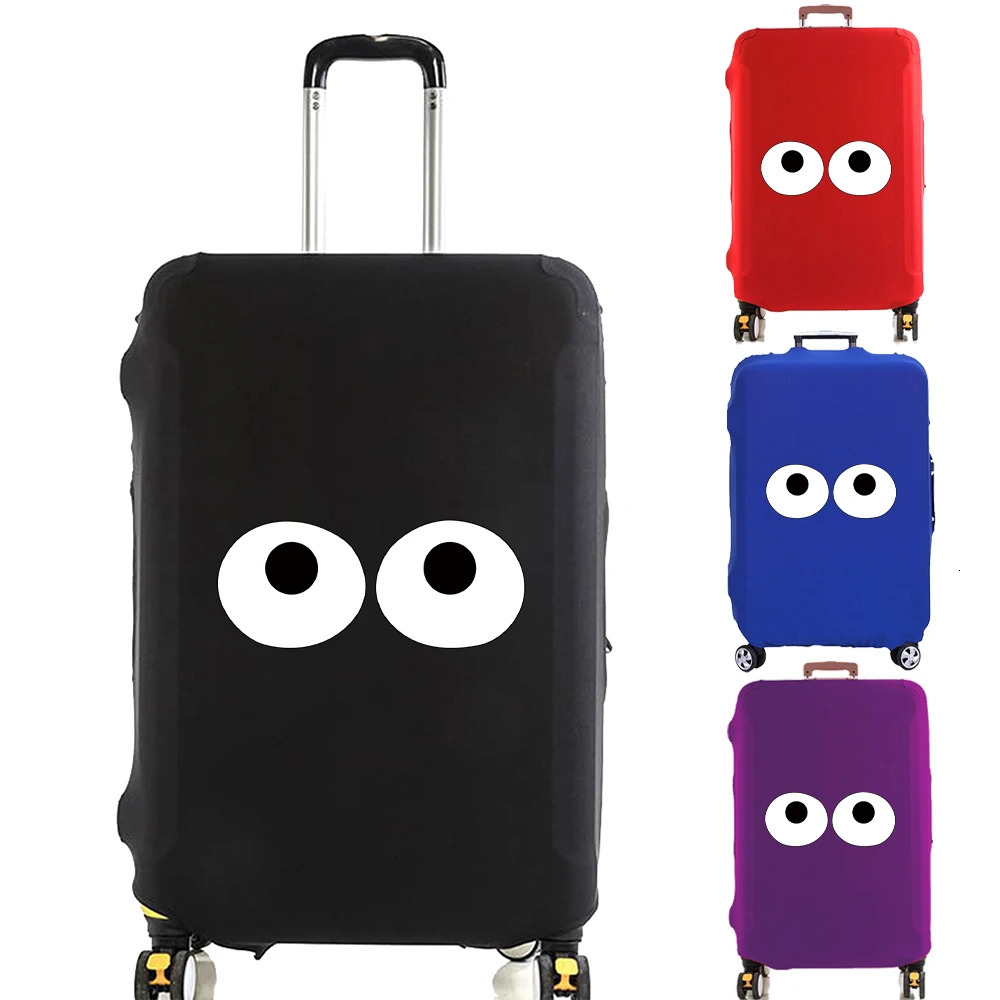 Luggage Cover Travel Suitcase Protective Cover Elasticity Dust Covers Suitable for 18-32 Inch Suitcases Fashion Big Eyes Pattern 250214