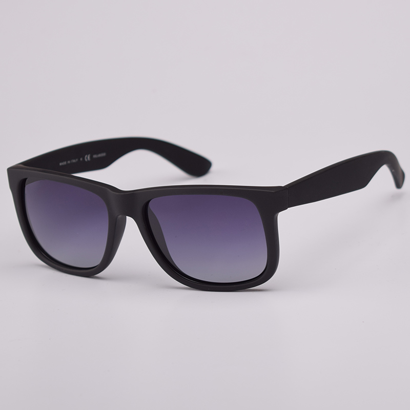 Top Quality Fashion 55mm JUSTIN 4165 Polarized Sunglasses Men Women Sunglasses Nylon Frame Sun Glasses with Accessories Lunette De Soleil Homme