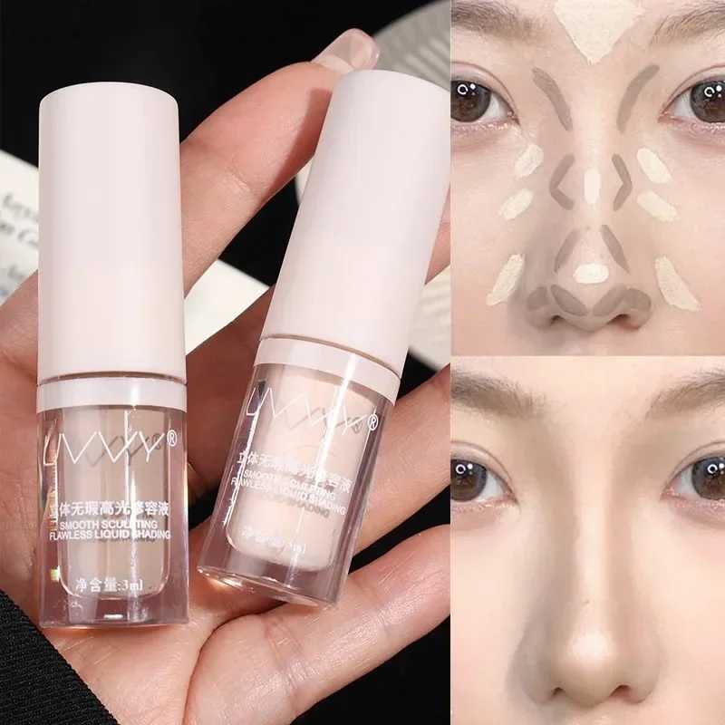Natural Nose Shadow Highlighter Cream Waterproof Lasting Brightens Skin Matte Liquid Contouring Bronzer Stick Makeup CosmeticsW250217