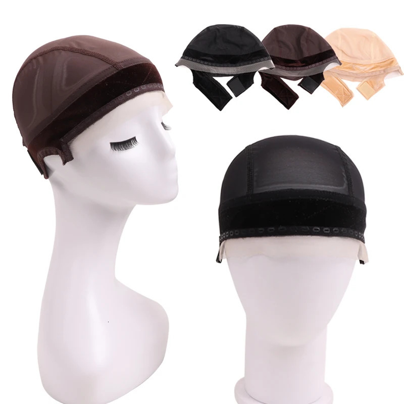 Yajukai Lace Wig Grip Cap With Silicone Band Adjustable Wig Cap With Headband Velet Non Slip Wig Gripper To Keep Wigs In Place 250214