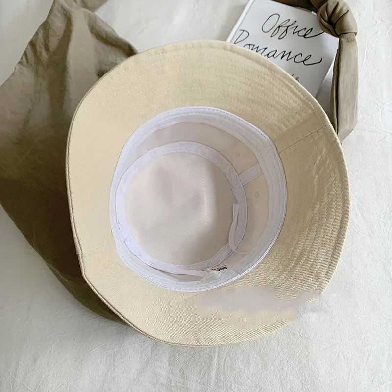 Girl Sun Hat Wide Brim Cork Summer Womens Hat Panama Beach Womens Double sided Bucket Hat Womens Sunshade Hat W250217