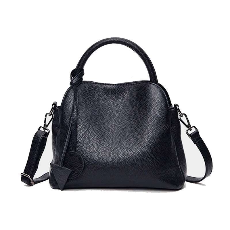 Classical Natural Cow Skin Real Leather Handbag Soft High Quality Ladies Shoulder Daily Women Messenger Bags