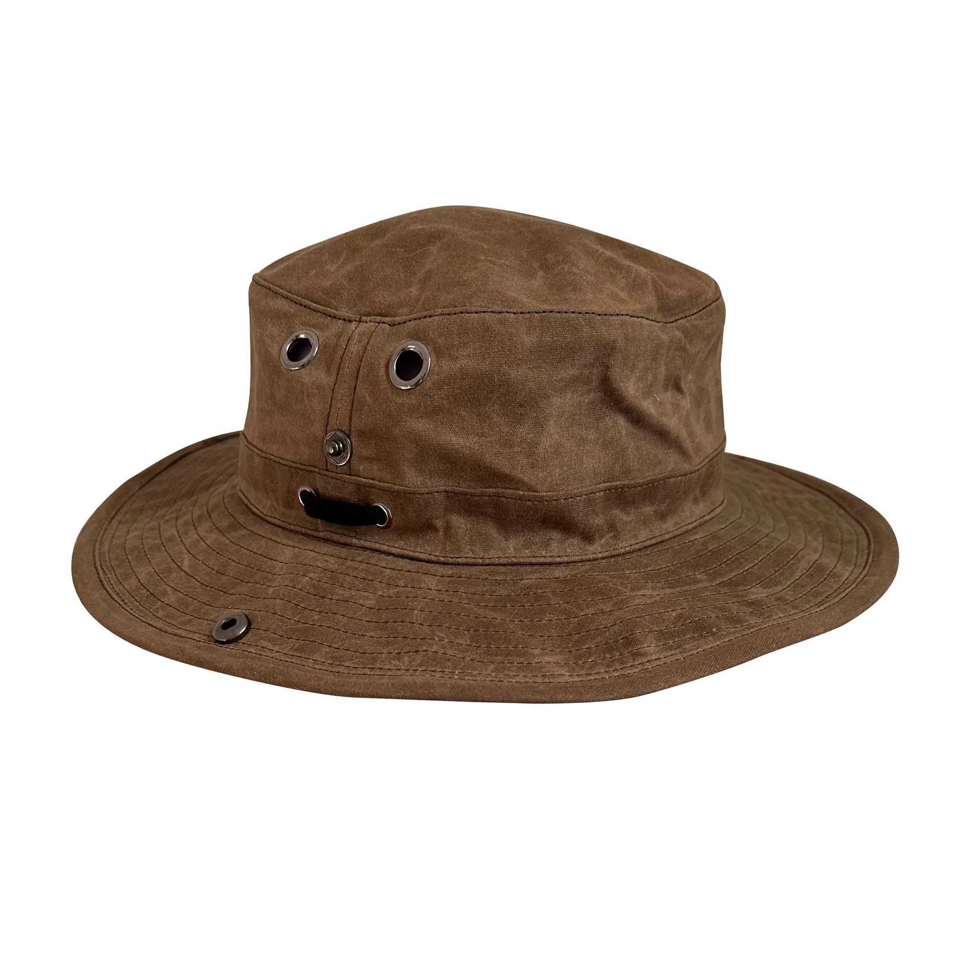 New Oil Wax Dorfman Hat Water Resistant Cotton Wide Brim Bucket Hat for Men Women Outdoor Hiking Beach Fishing Sun Hat W250217