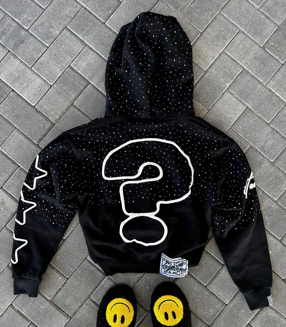 American Trend Who Cares Get Some Money Printed Zipper Sweater Mens and Womens Y2K Harajuku Hip Hop Goth Casual Coat 250214
